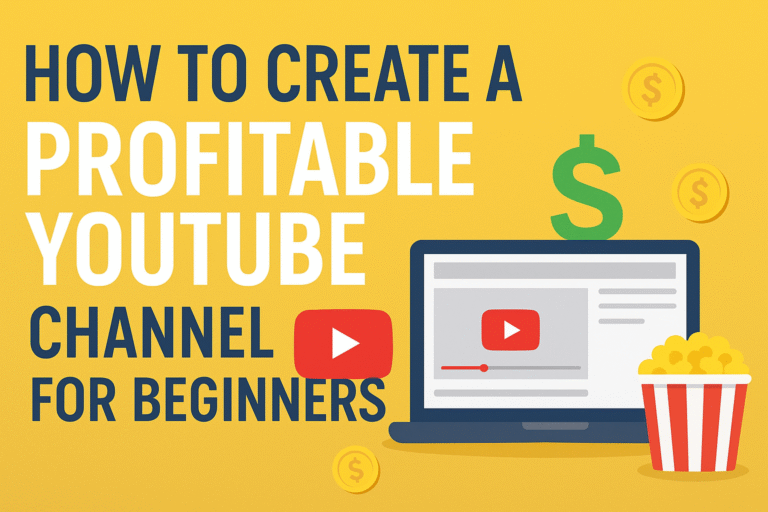 How to Create a Profitable YouTube Channel for Beginners