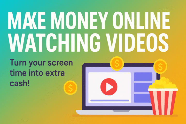 How to Make Money Online Watching Videos