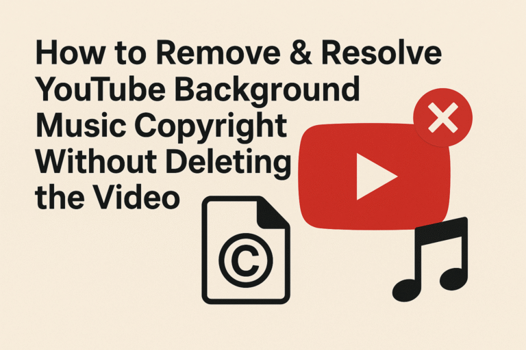 YouTube background sound