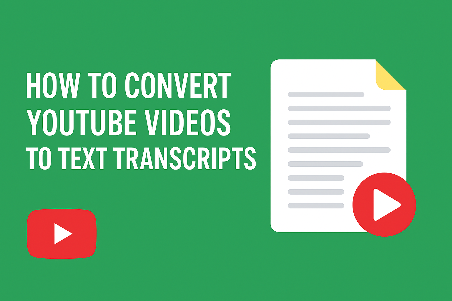How to Convert YouTube Videos to Text Transcripts (Easy & Fast)