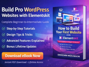 How to Build Your First Website Using Elementskit